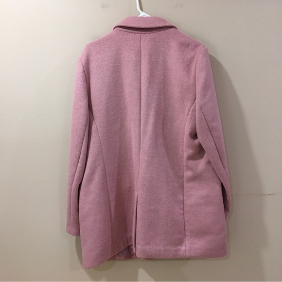 express Peacoat buttons wool blend pink size XL Womens - Picture 2 of 7